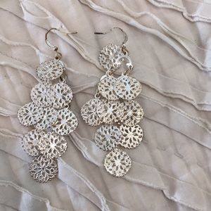 Silver earrings